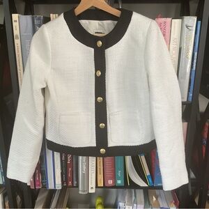 NWOT JCREW Tweed Lady Buttoned Jacket